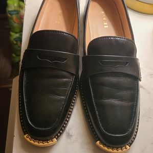 Black Coach loafers